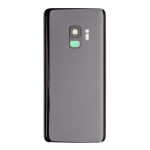 Back Cover With Camera Lens Compatible for Samsung Galaxy S9 - Black